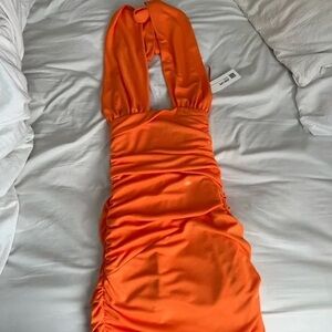 Zara Orange Mini Dress